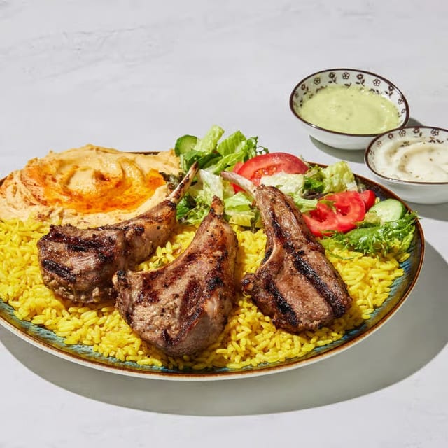 Lamb Chops Plate.